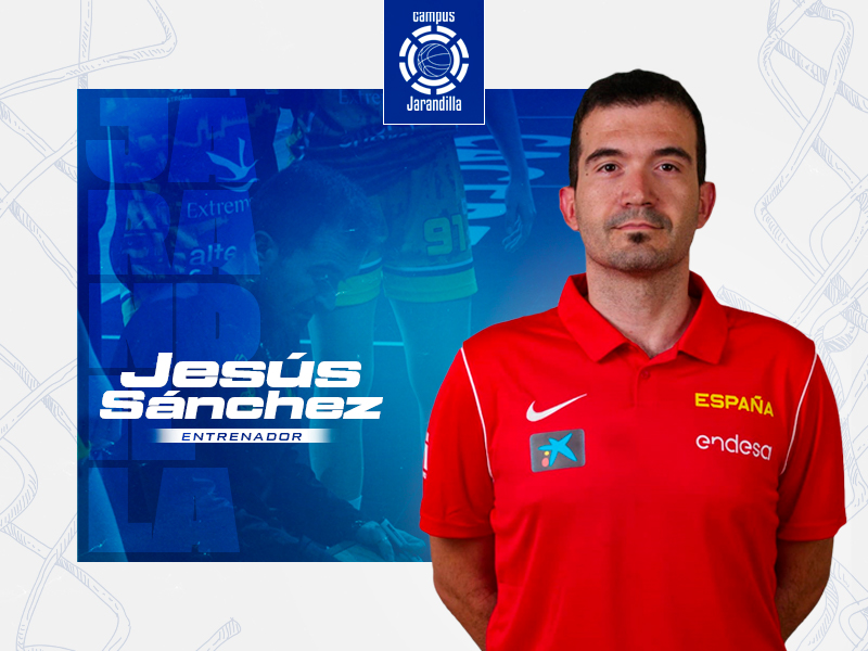 Jesús Sánchez entrenador del CB Al-Qázeres en el Campus Jarandilla 2024