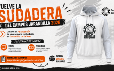 Vuelve la sudadera oficial del Campus Jarandilla 2026